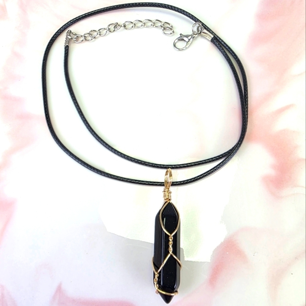 Natural Stone Pendant Necklace